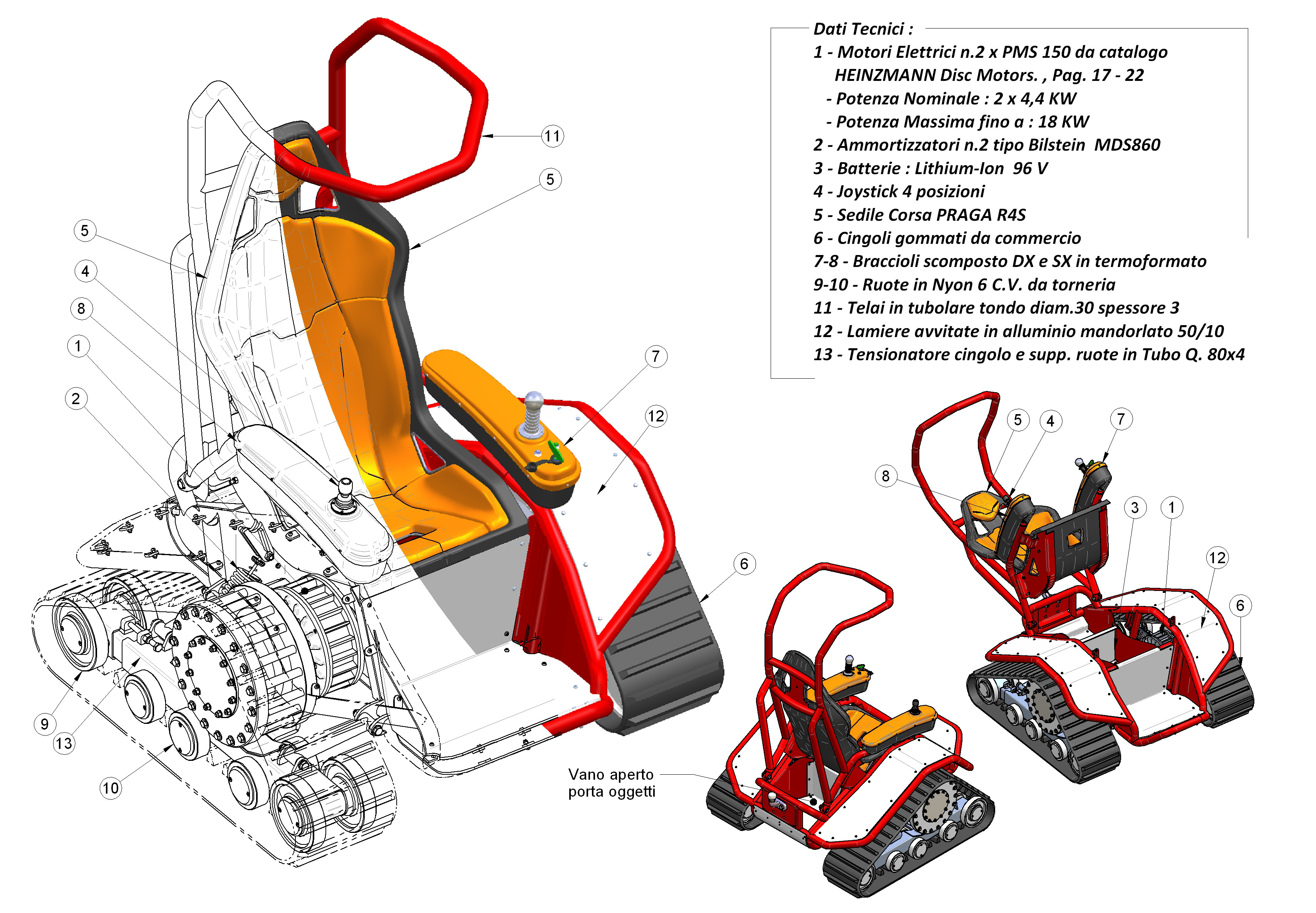 Ziesel全地形三角履带车模型3D图纸 x_t格式